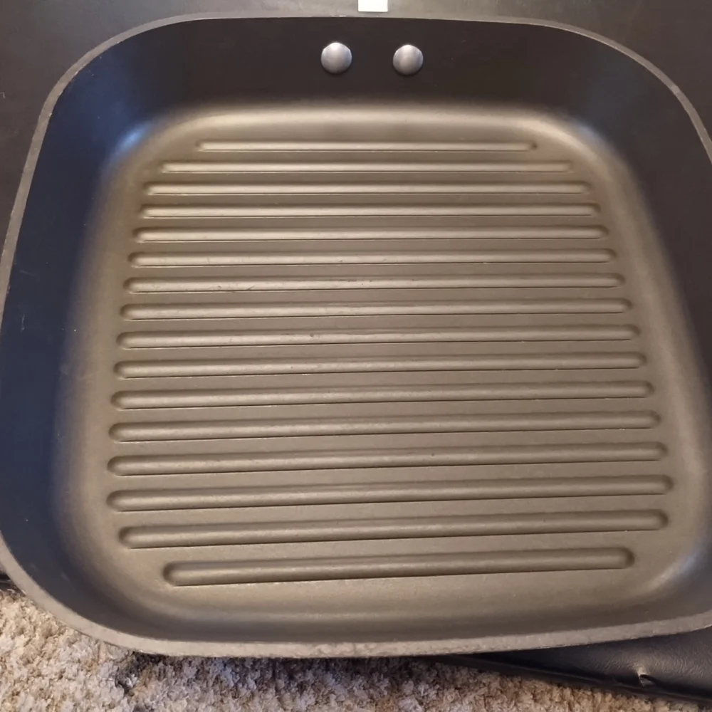 Pampered Chef Square Non-Stick Grill Pan